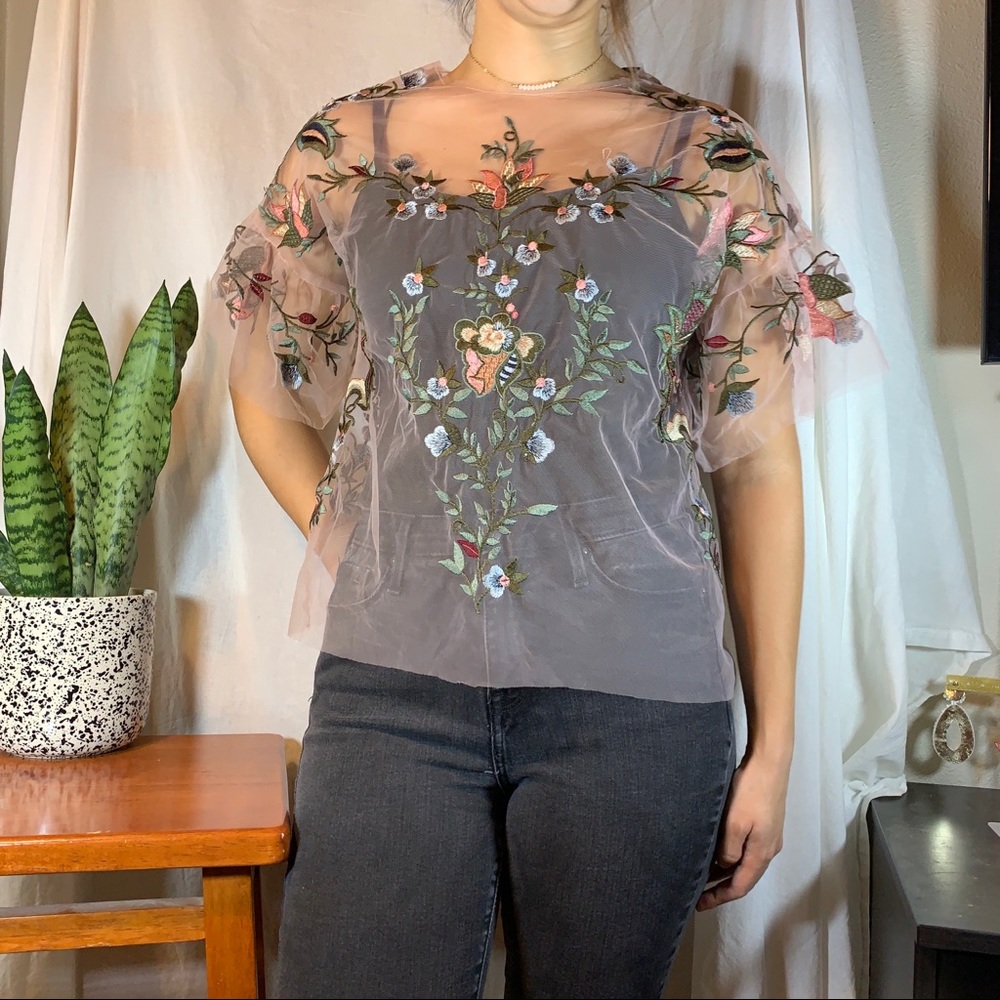 Pretty sheer top